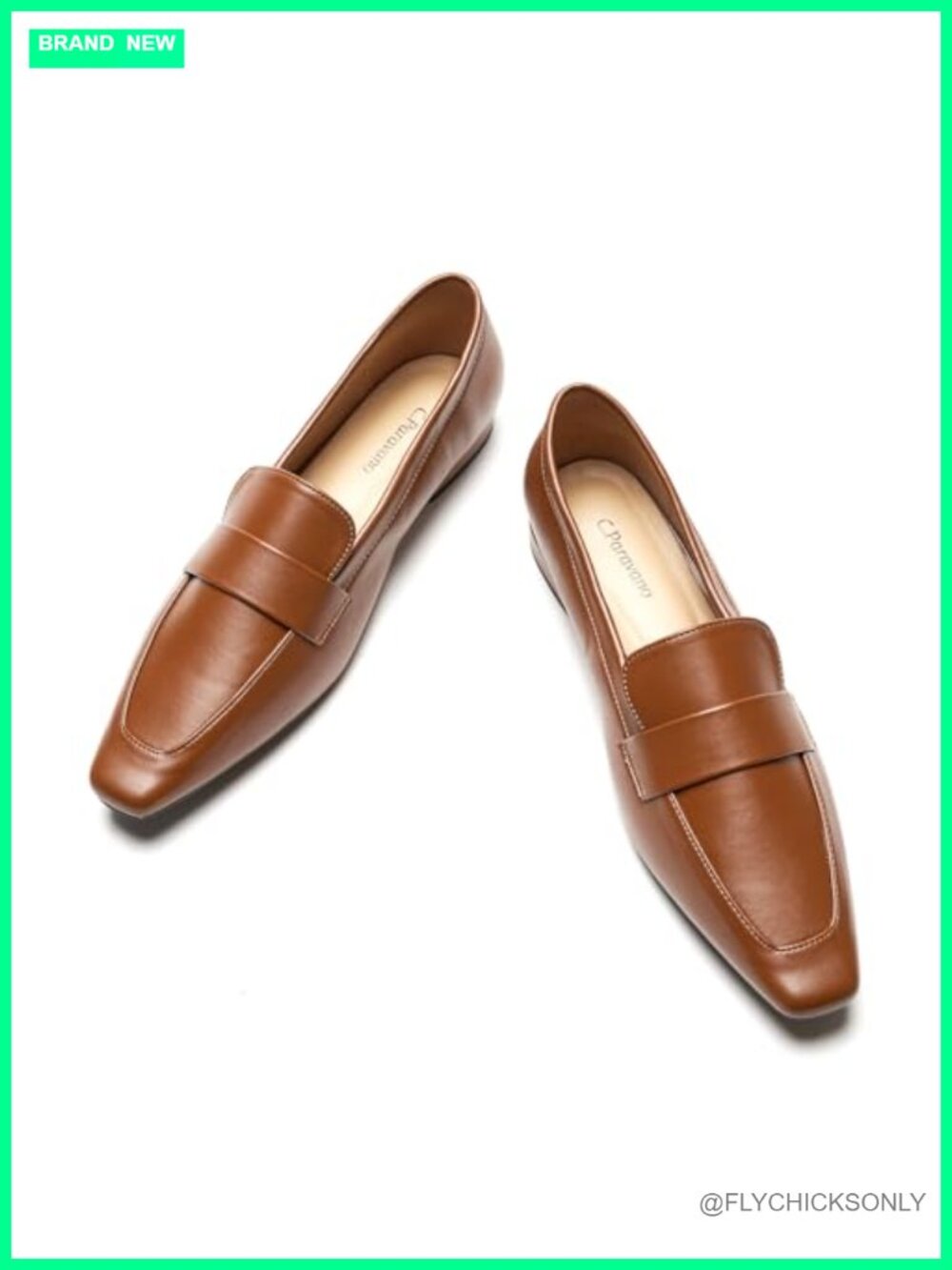 C.Paravano Penny Loafers Women Flat Slip On Business Mocc Shoes